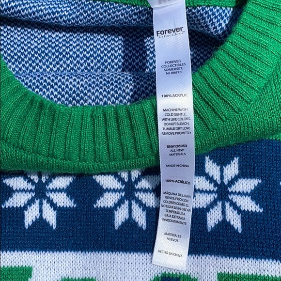 Dallas Mavericks "Ugly"  Christmas Sweater XL - Picture 4 of 4